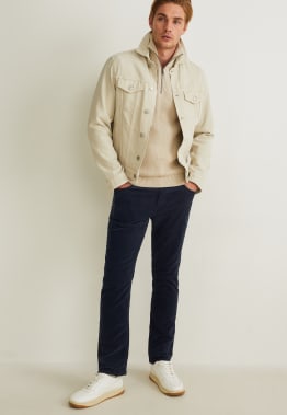 Pantaloni di velluto - regular fit - LYCRA®