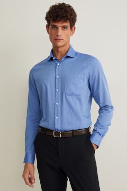 Businesshemd - Slim Fit - Cutaway - bügelleicht