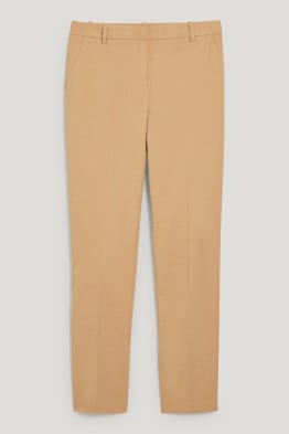 Cloth trousers - mid-rise waist - straight fit- recycled