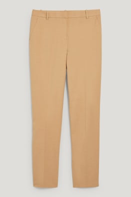 Stoffhose - Mid Waist - Straight Fit
