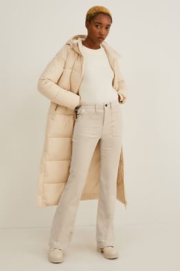 Cordhose - High Waist - Wide Flare