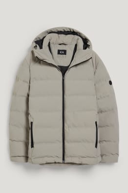 Outdoor jacket with hood - recycled