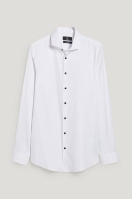 Camisa formal - body fit - cutaway  - LYCRA®