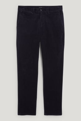 Sztruksowe spodnie od garnituru - regular fit - strecz - LYCRA®