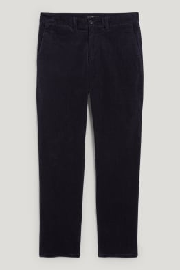 Manšestrové kalhoty chino - regular fit - stretch - LYCRA®