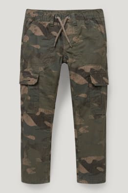 Cargohose - Thermohose - gemustert