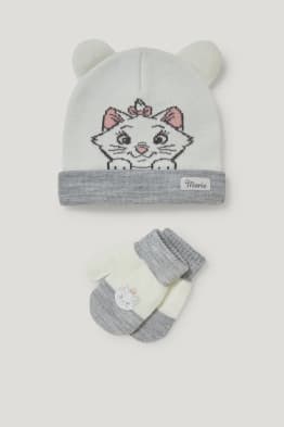 Aristocats - Set - Baby-Mütze und -Fäustlinge - 2 teilig