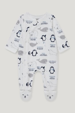 Pijama salopetă bebeluși - bumbac organic