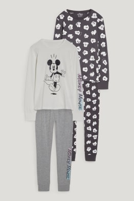 Pack de 2 - Mickey Mouse - pijamas - 4 piezas