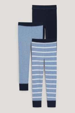 Multipack of 3 - long pants - organic cotton