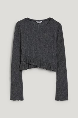 CLOCKHOUSE maglia a maniche lunghe - taglio corto