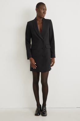 Vestido con hombreras - reciclado