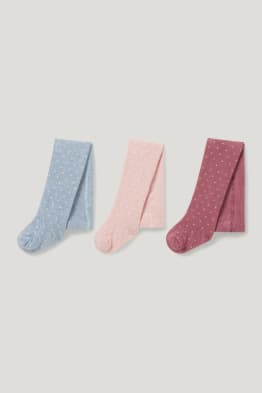 Set van 3 - babymaillot - met stippen