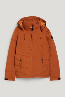 Steppjacke mit Kapuze