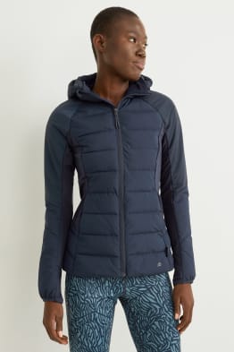 Quilted jacket with hood - THERMOLITE® EcoMade