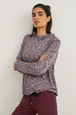 Samarreta tècnica amb caputxa - senderisme - 4 Way Stretch