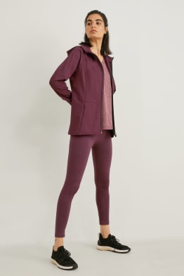 Technical jacket with hood - fitness - 4 Way Stretch