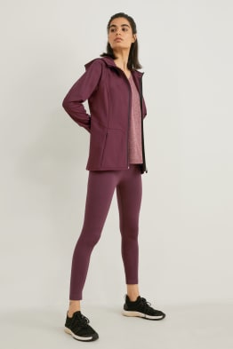 Funktionsjacke mit Kapuze - Fitness - 4 Way Stretch