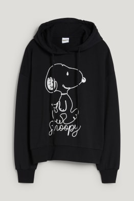 Felpa con cappuccio - da materiali riciclati - Snoopy