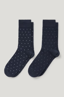 Lot de 2 paires - chaussettes - à motifs
