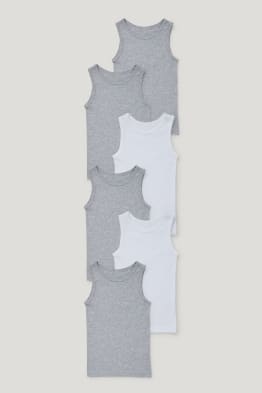 Paquet de 6 - samarreta sense mànigues - cotó orgànic
