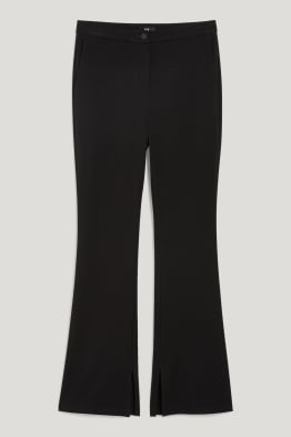 Spodnie materiałowe - wysoki stan - tapered fit