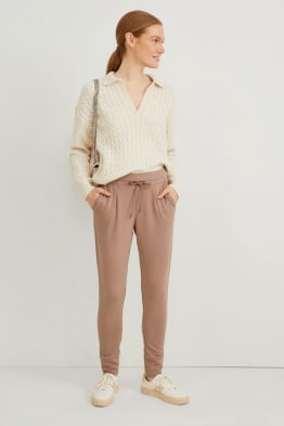 Pantalón de punto - tapered fit