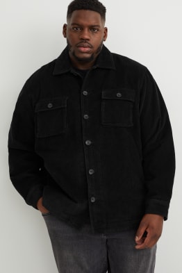 Veste-chemise en velours côtelé