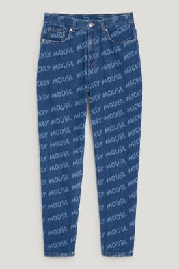 CLOCKHOUSE - Mom Jeans - high waist - Micky Maus