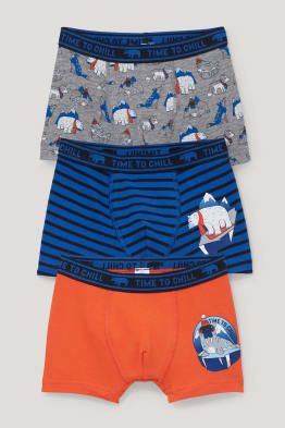 Set van 3 - boxershorts - biokatoen