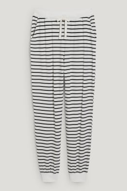Pyžamové kalhoty - pruhované