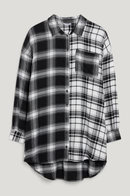 CLOCKHOUSE - blusa - de cuadros