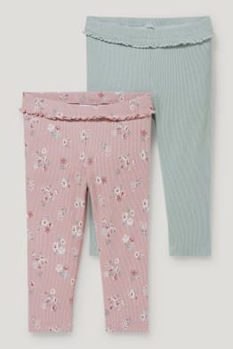 Confezione da 2 - leggings neonati
