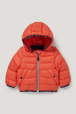 Giacca trapuntata cappuccio neonati