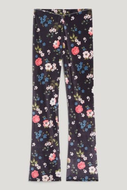 CLOCKHOUSE - leggings en velours - à fleurs