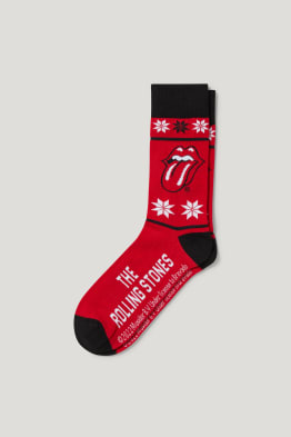 Vánoční ponožky s motivem - Rolling Stones