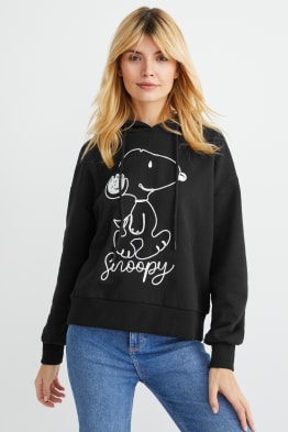 Felpa con cappuccio - da materiali riciclati - Snoopy