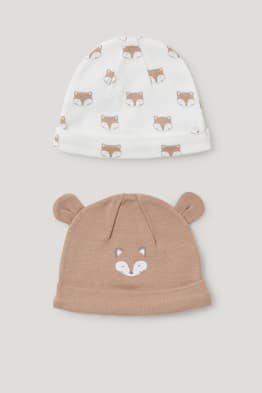 Lot de 2 - bonnets pour bébé