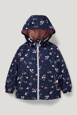 Jacke mit Kapuze - gemustert