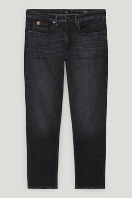 Tapered jeans met hennepvezels - LYCRA®