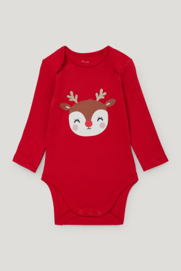 Baby Christmas bodysuit - organic cotton