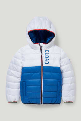 Steppjacke mit Kapuze
