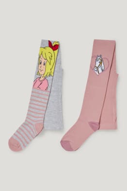 Lot de 2 - Bibi & Tina - collants pour bébé