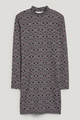 Figurbetontes Kleid - gemustert