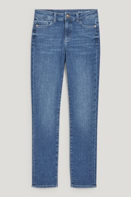 Slim jeans - mid waist - termo džíny - LYCRA®