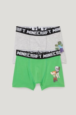 Lot de 2 - Minecraft - caleçons