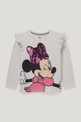 Minnie - maglia a maniche lunghe - effetto brillante