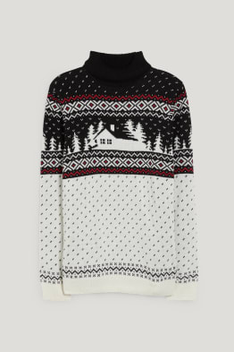 Pull à col roulé