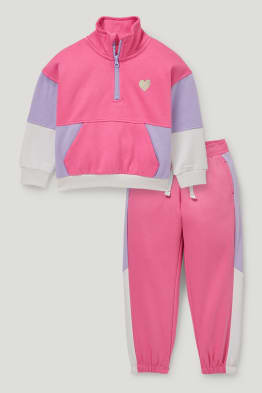 Set - felpa e pantaloni sportivi - 2 pezzi