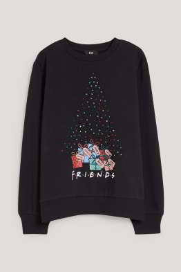 gray christmas sweatshirt